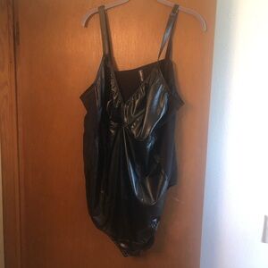 Torrid 4X Faux leather bodysuit